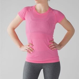 Lululemon Pink Swiftly Short Sleeve Tee